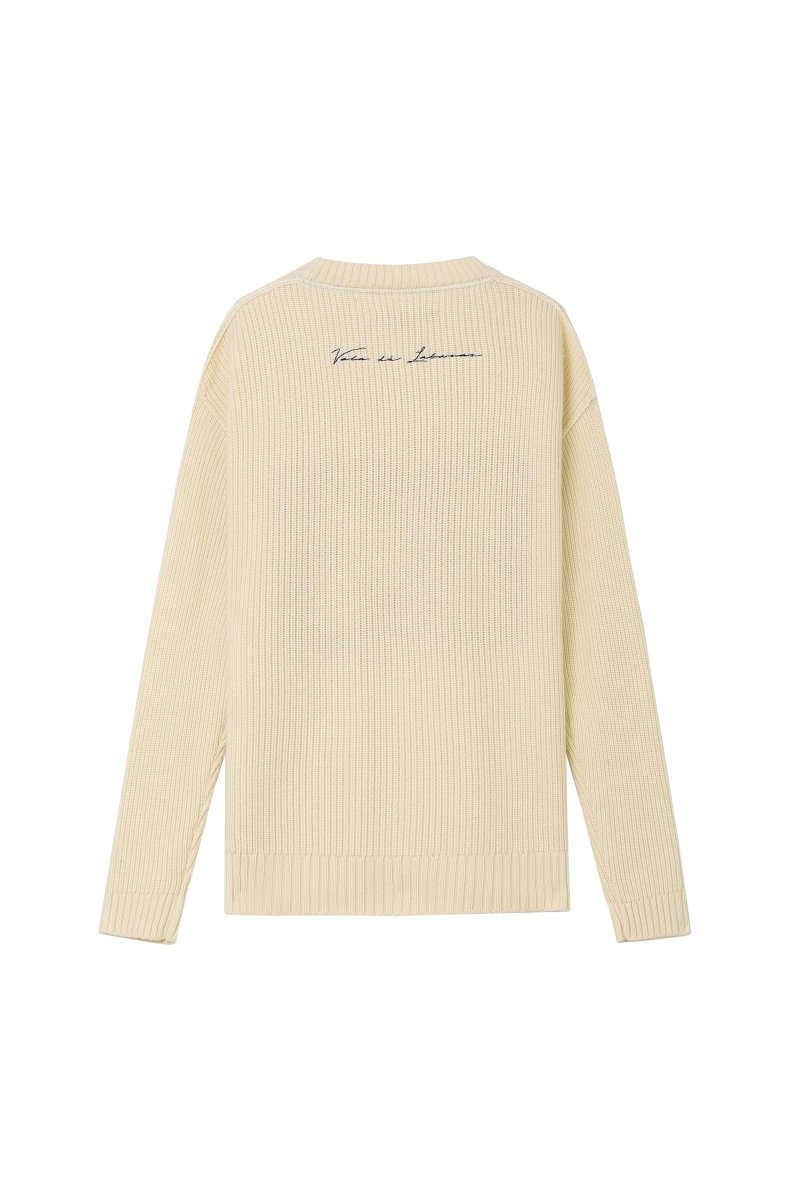 Crede Sweater – Wheat (Cashmere Blend) - Valabasas