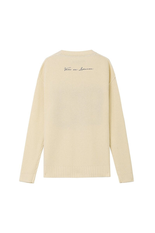 Crede Sweater – Wheat (Cashmere Blend) - Valabasas