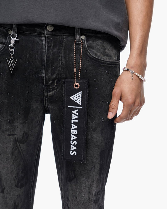 Cumilo Skinny Black Wash Jeans - Valabasas
