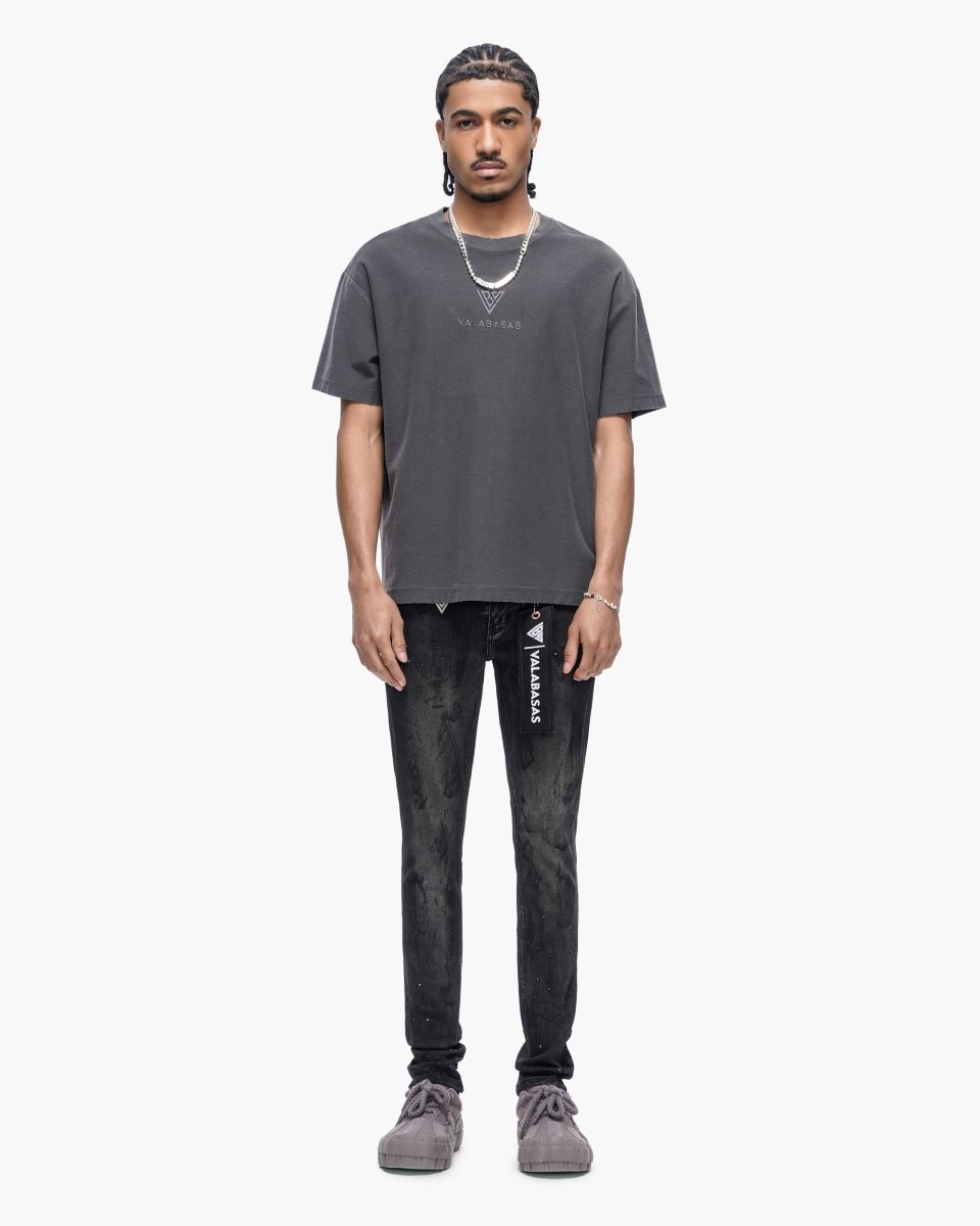 Cumilo Skinny Black Wash Jeans - Valabasas