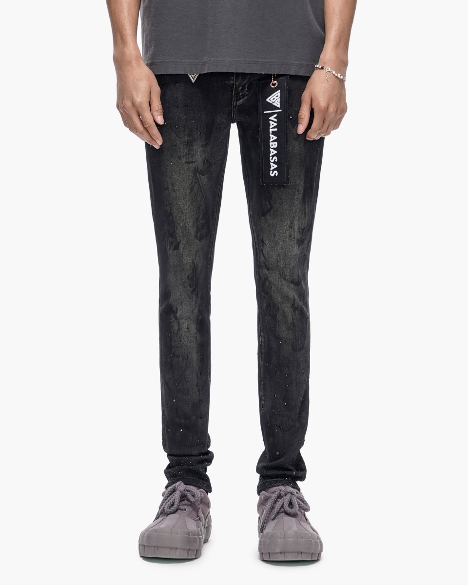 Cumilo Skinny Black Wash Jeans - Valabasas