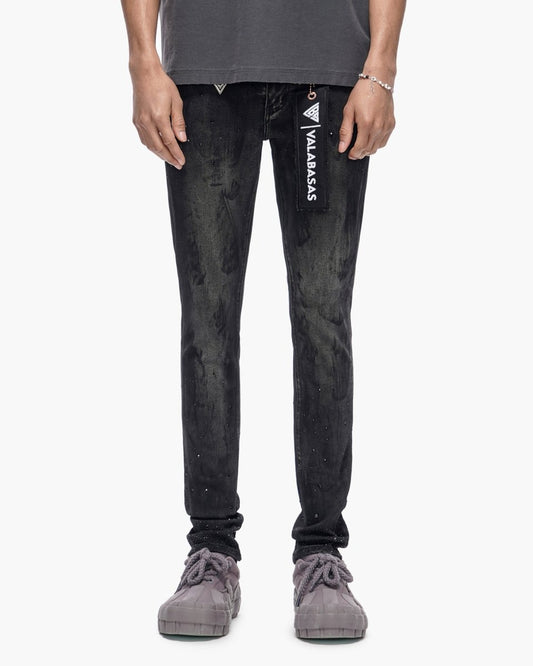 Cumilo Skinny Black Wash Jeans - Valabasas