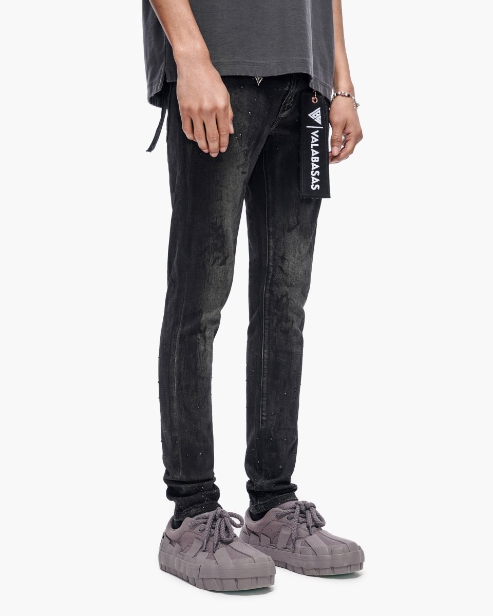 Cumilo Skinny Black Wash Jeans - Valabasas