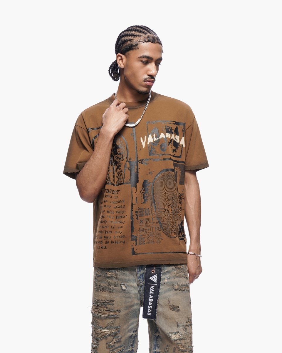 Cyber Tee Brown - Valabasas