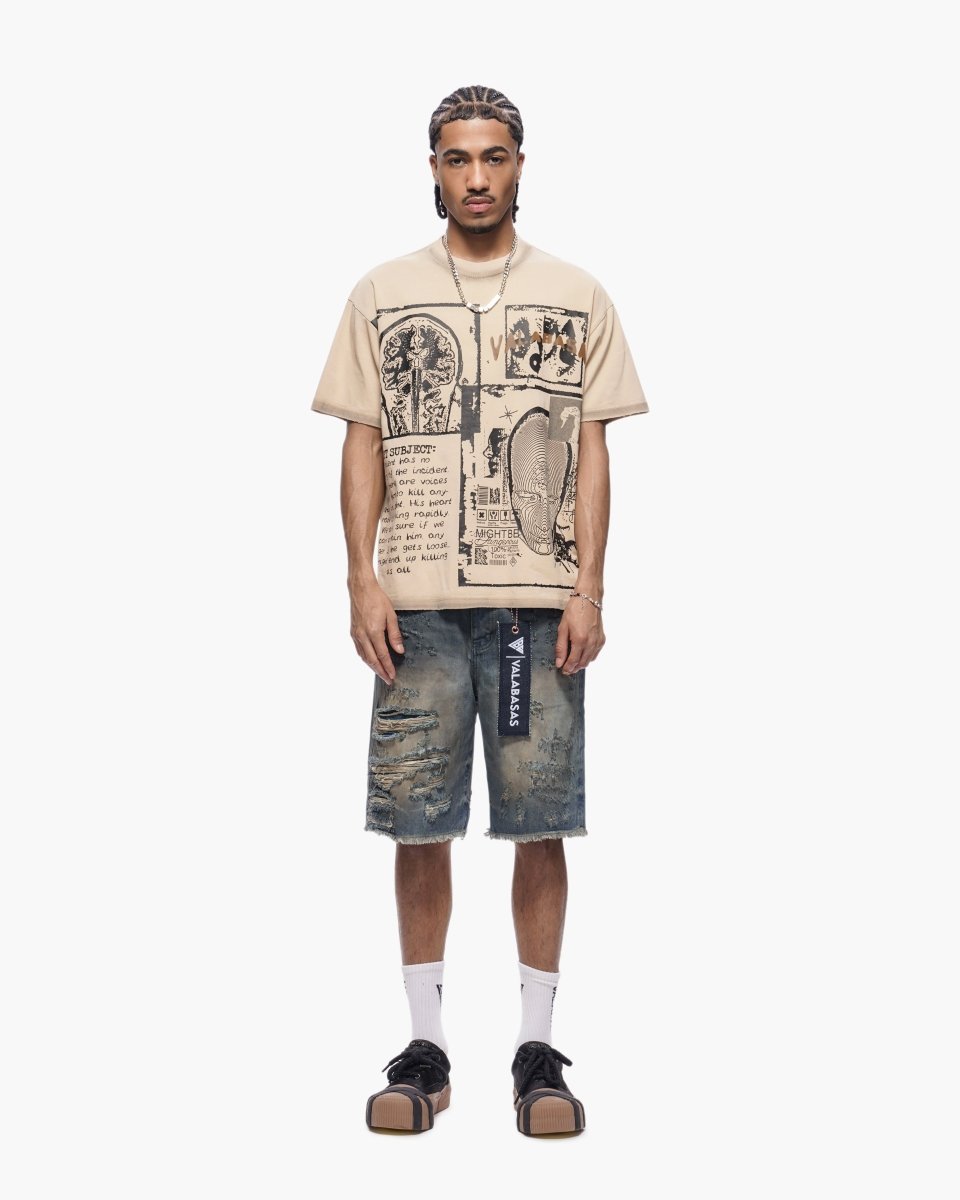 Cyber Tee Khaki - Valabasas