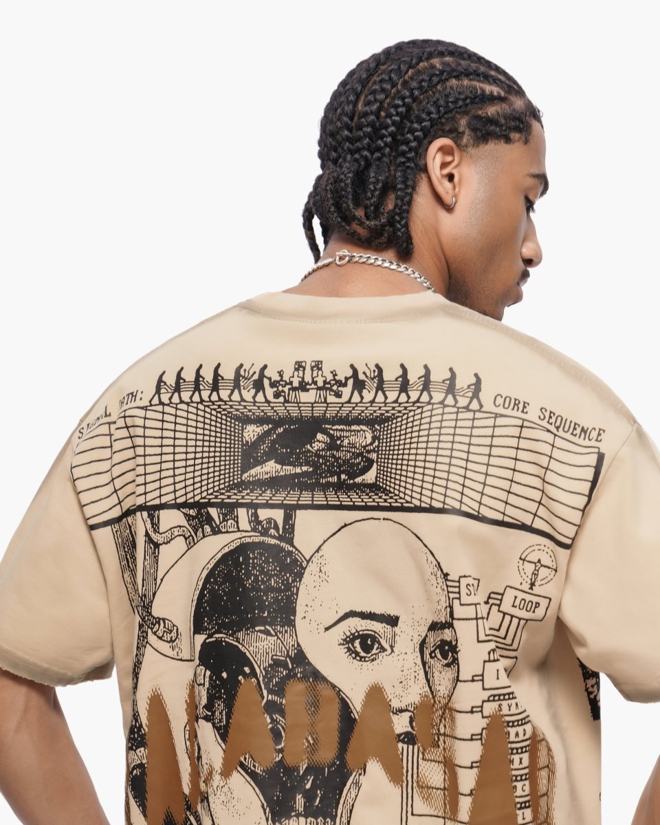 Cyber Tee Khaki - Valabasas