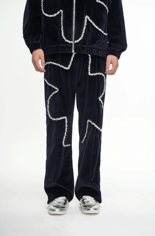 Dahlia Velvet Pants Black - Valabasas