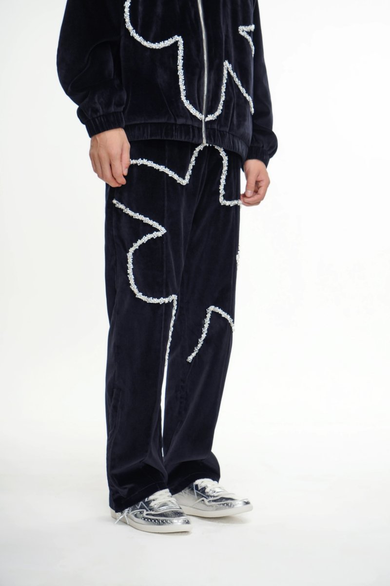 Dahlia Velvet Pants Black - Valabasas