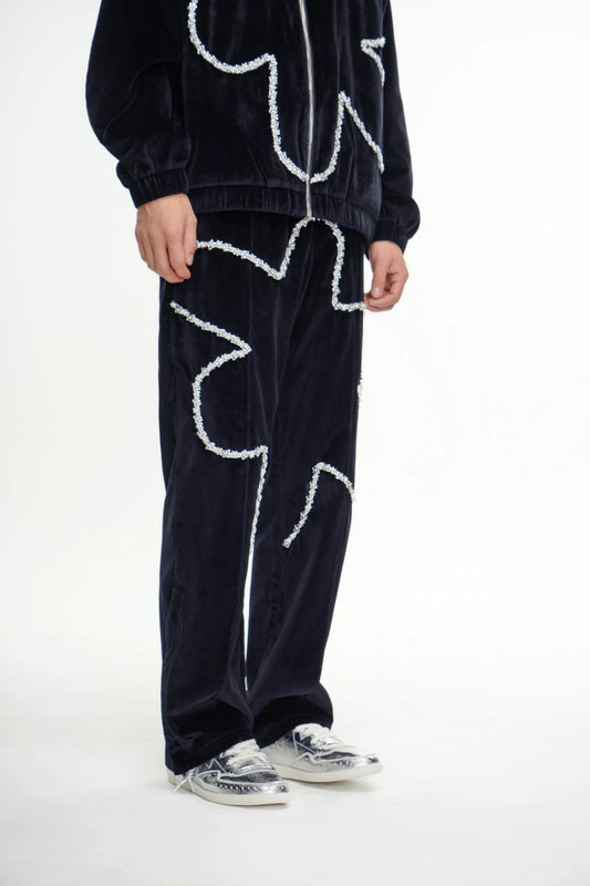 Dahlia Velvet Pants Black - Valabasas