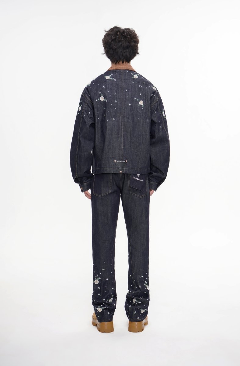 Dandelion Denim Blue Stacked Jean – Valabasas Dandelion Denim Blue Stacked Jean – Valabasas