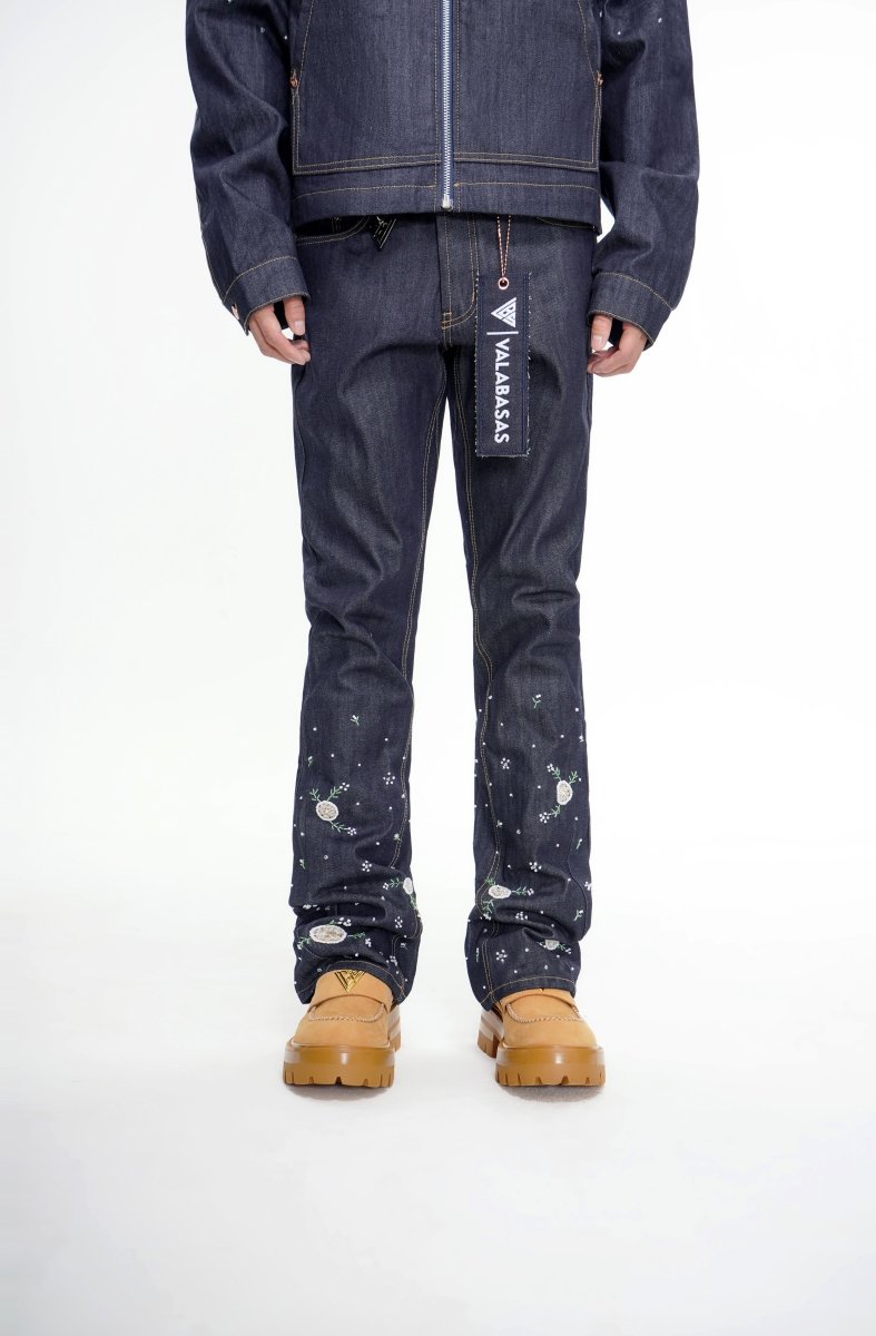 Dandelion Denim Blue Stacked Jean - Valabasas