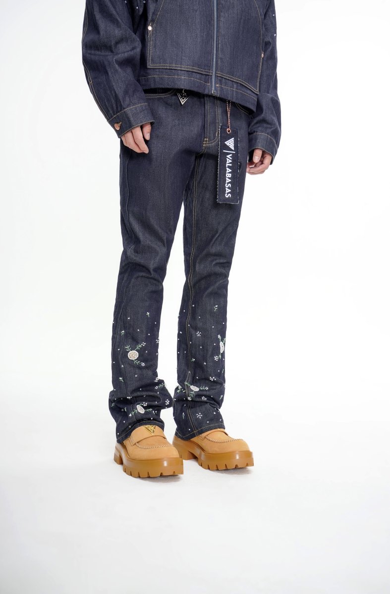 Dandelion Denim Blue Stacked Jean - Valabasas