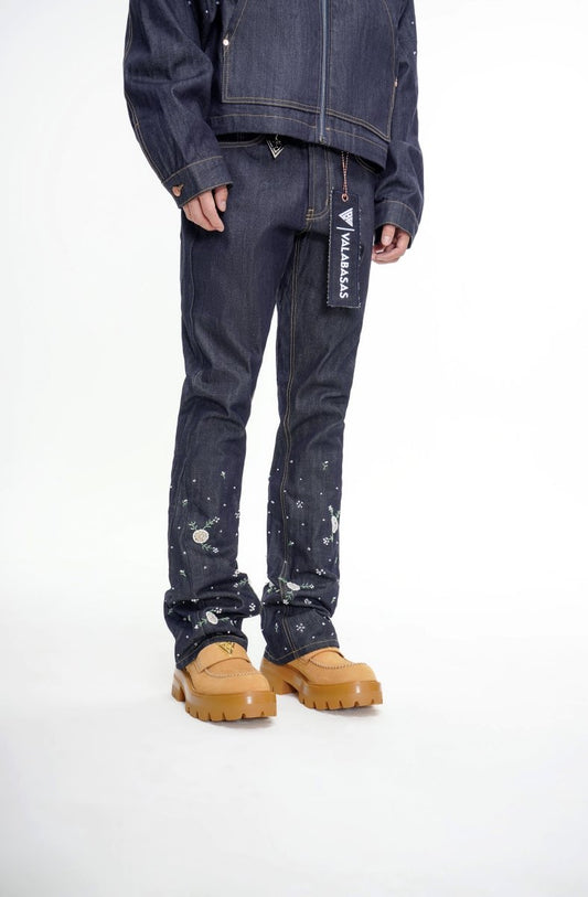 Dandelion Denim Blue Stacked Jean - Valabasas