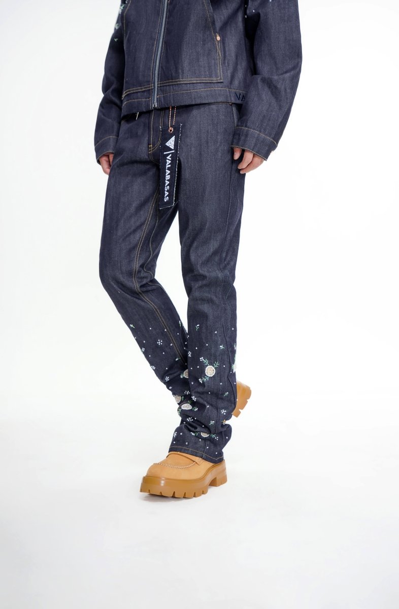 Dandelion Denim Blue Stacked Jean - Valabasas