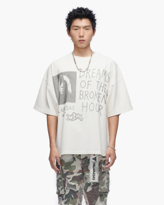 Darkest Hour Tee Off-White - Valabasas