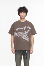 Dawg Rhinestone Tee Brown