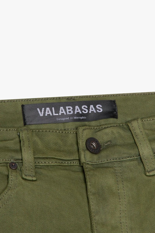 "DAYLIGHT " SKINNY JEAN GREEN - Valabasas