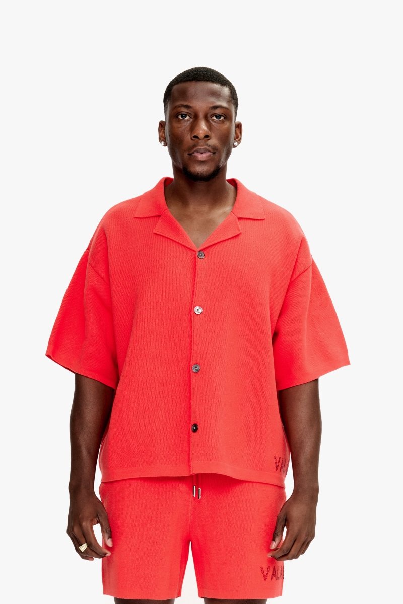 Dealbreaker Red Button Down - Valabasas