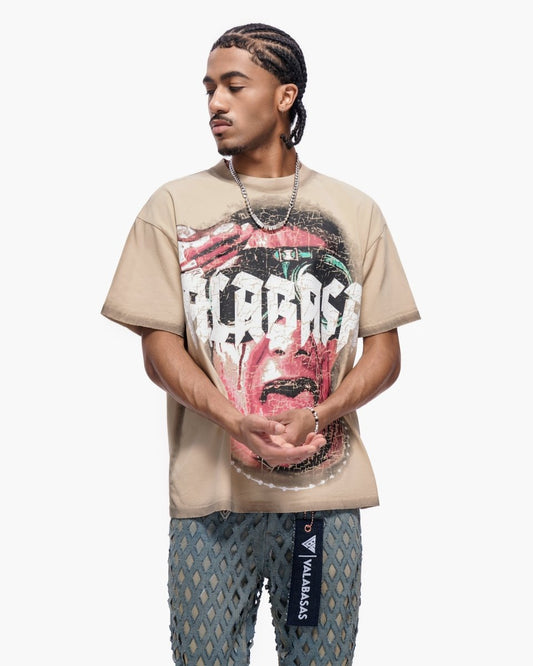 Death Khaki Tee - Valabasas