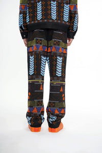 Dedication Black Multi Hand Beaded Pants - Valabasas