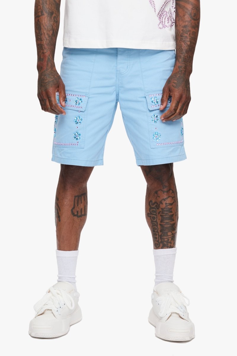 Dense Shorts Blue - Valabasas