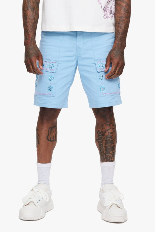 Dense Shorts Blue - Valabasas