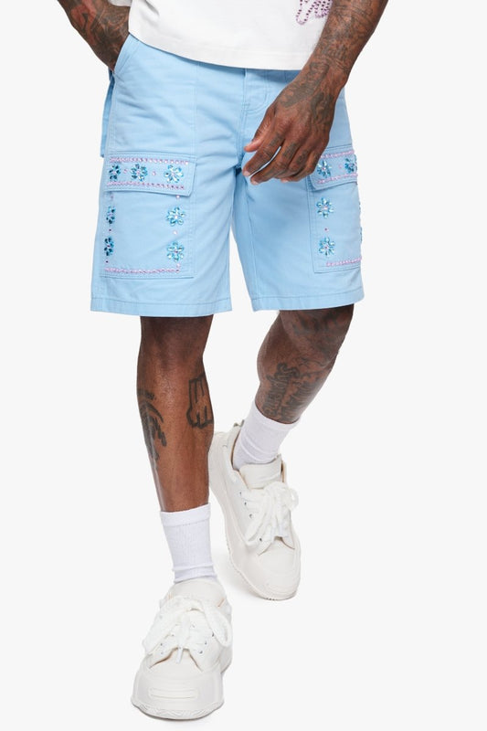 Dense Shorts Blue - Valabasas