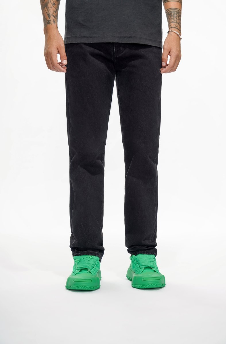 Different Straight Fit Jeans Black - Valabasas