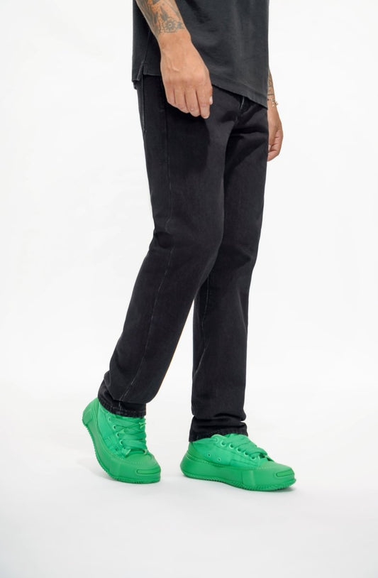 Different Straight Fit Jeans Black - Valabasas