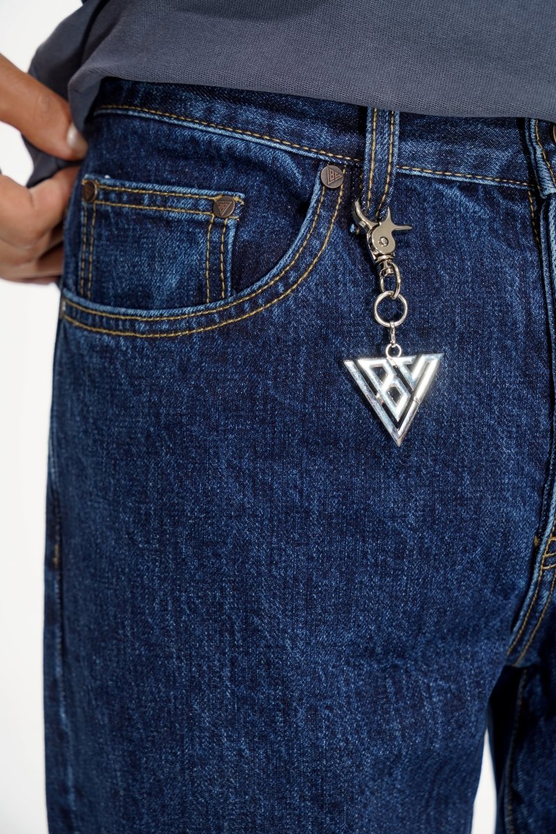 Different Straight Fit Jeans Denim Blue - Valabasas