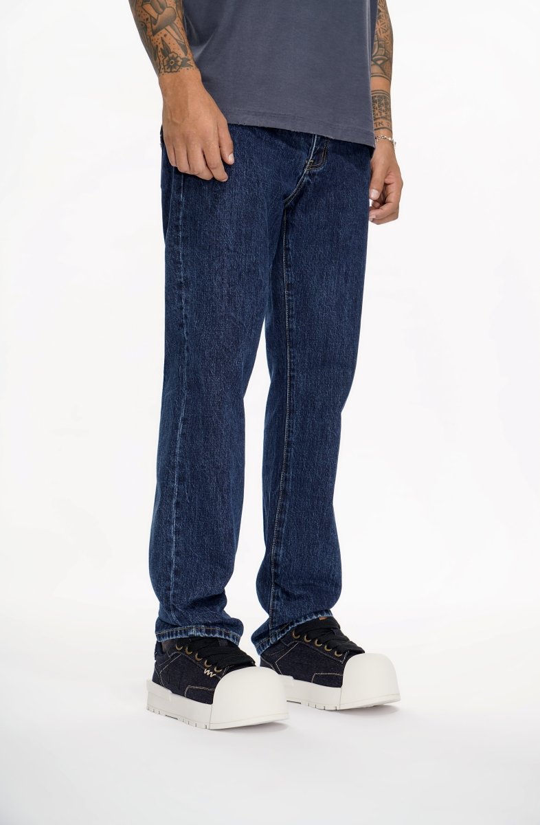 Different Straight Fit Jeans Denim Blue - Valabasas
