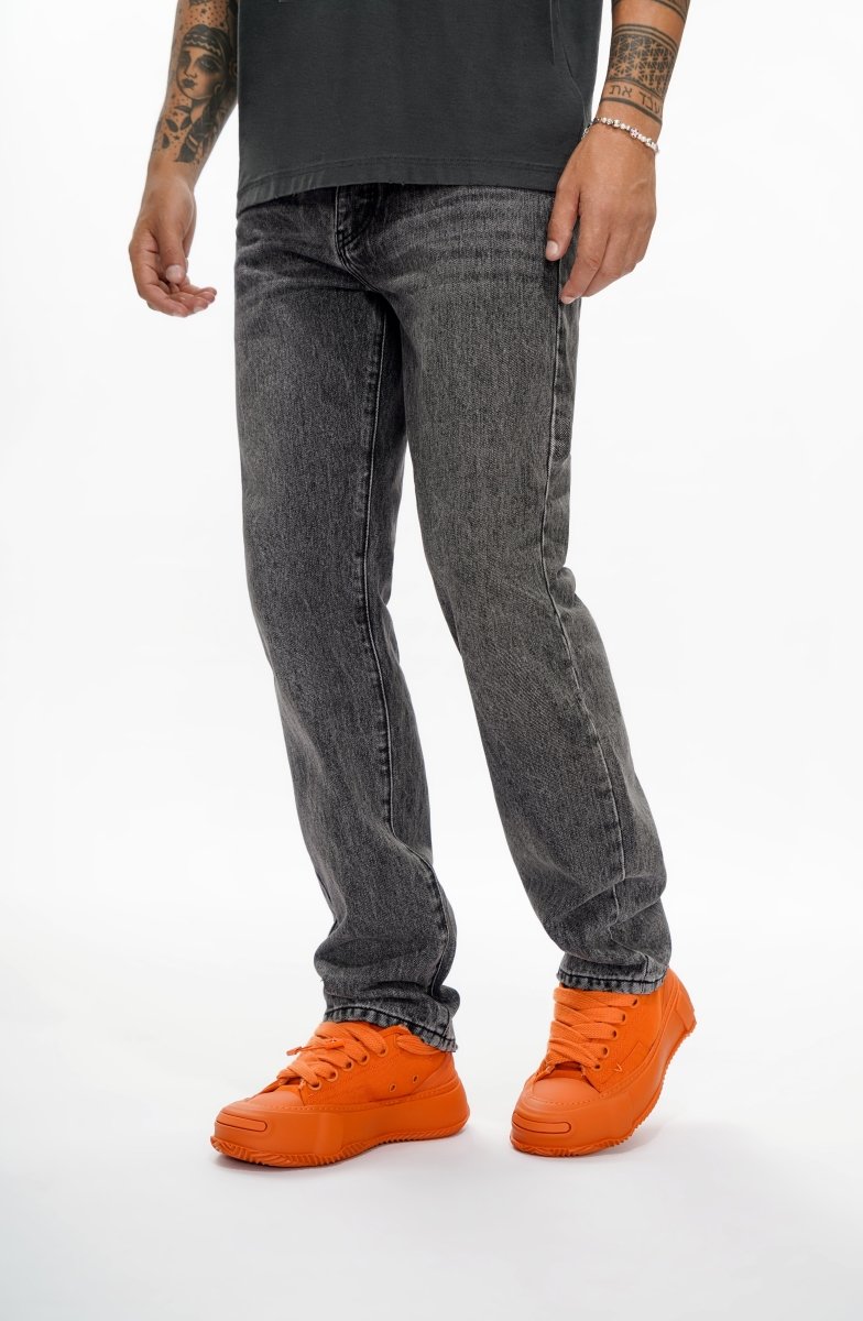 Different Straight Fit Jeans Grey - Valabasas