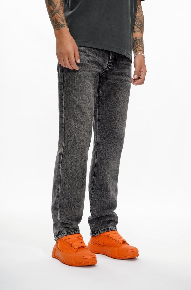 Different Straight Fit Jeans Grey - Valabasas