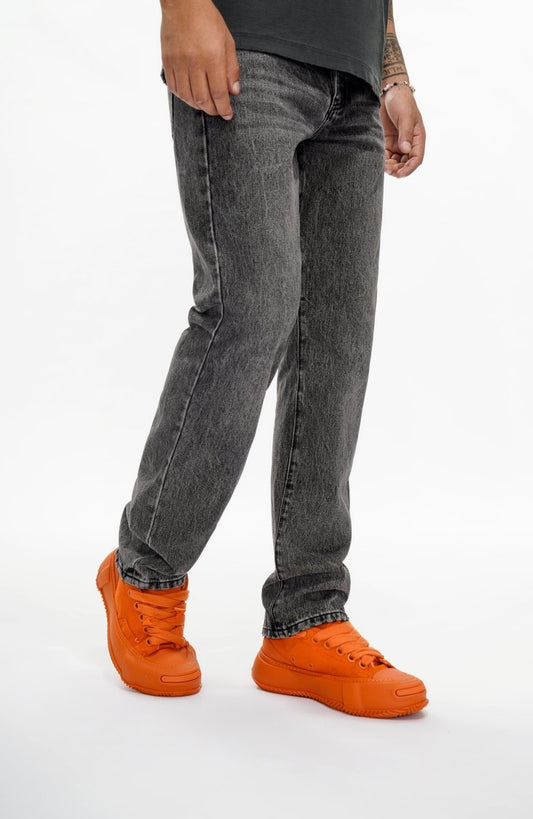 Different Straight Fit Jeans Grey - Valabasas