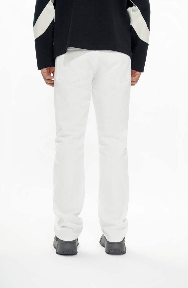 Different Straight Fit Jeans White - Valabasas