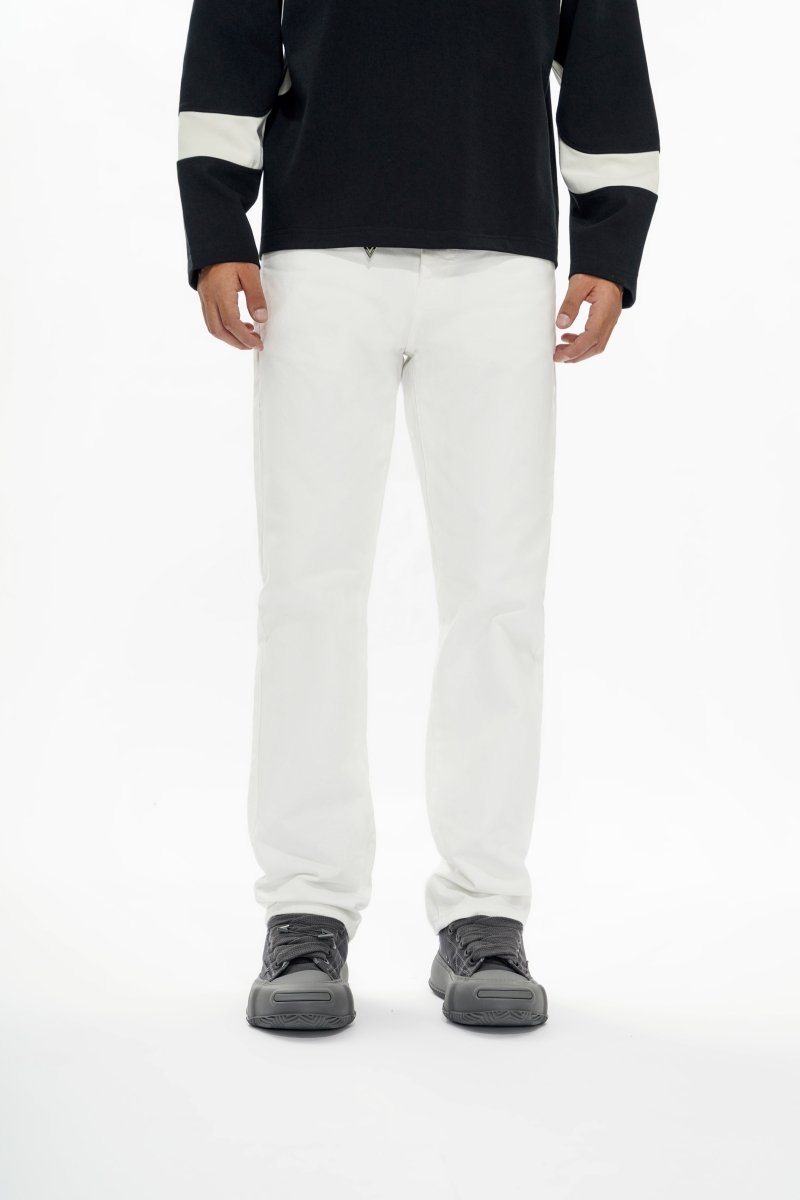 Different Straight Fit Jeans White - Valabasas