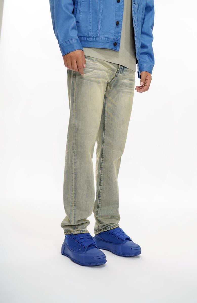 Different Vintage Wash Straight Jean - Valabasas