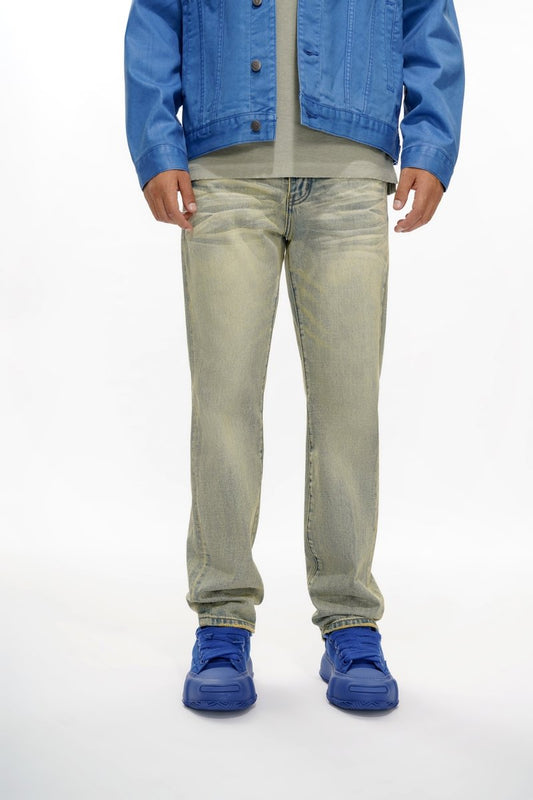 Different Vintage Wash Straight Jean - Valabasas