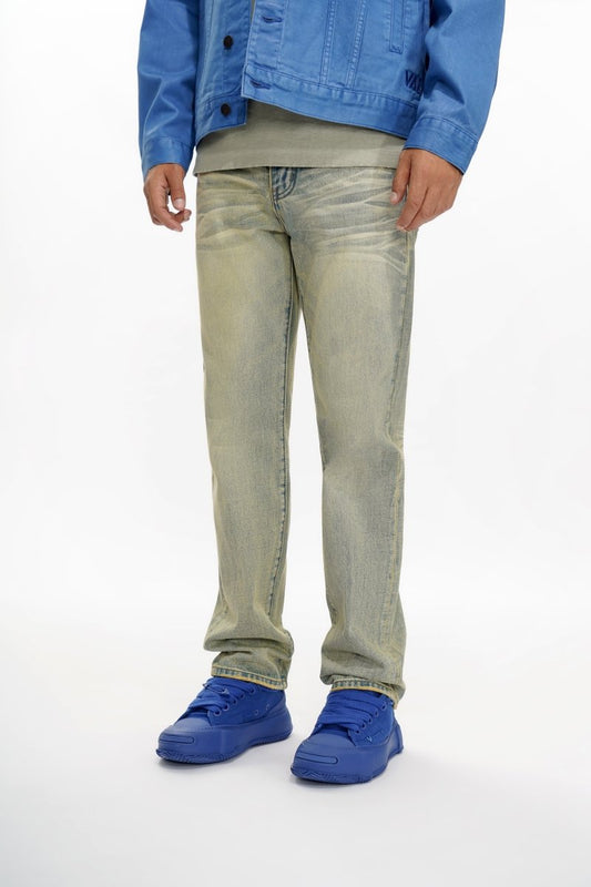 Different Vintage Wash Straight Jean - Valabasas