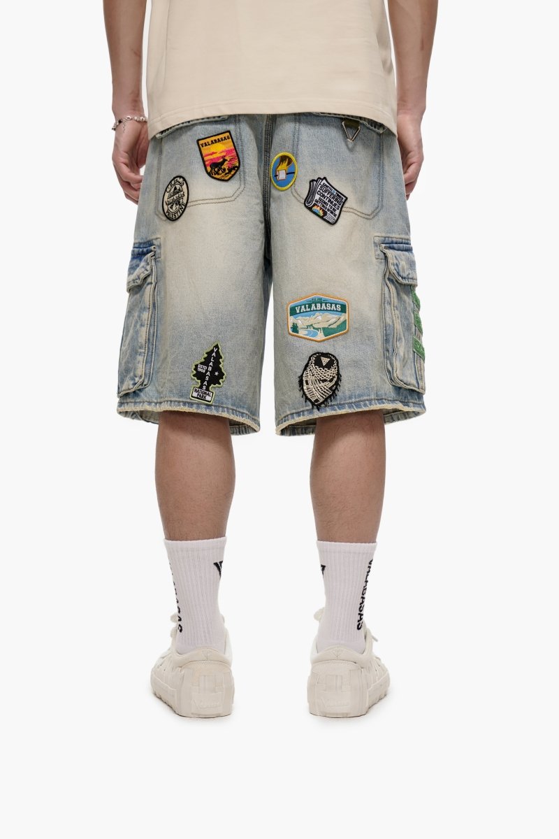 District Light Wash Jorts - Valabasas