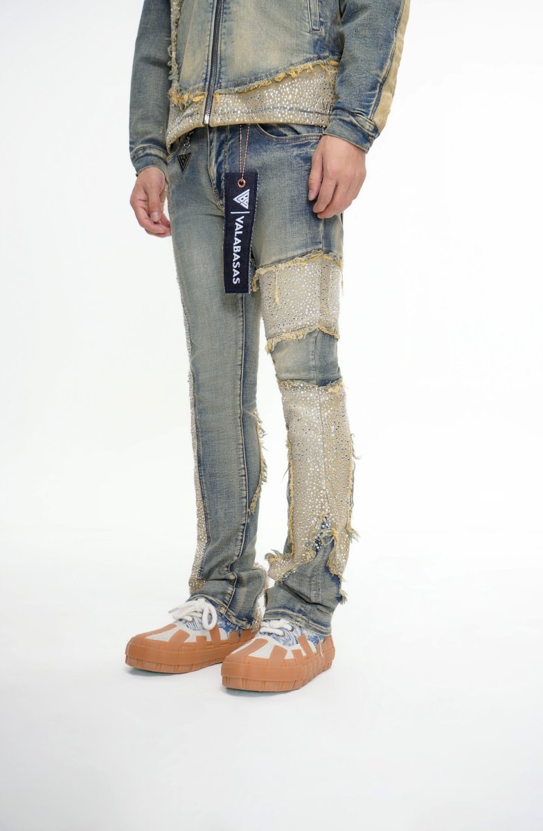 Downfall Stacked Vintage Blue Wash - Valabasas