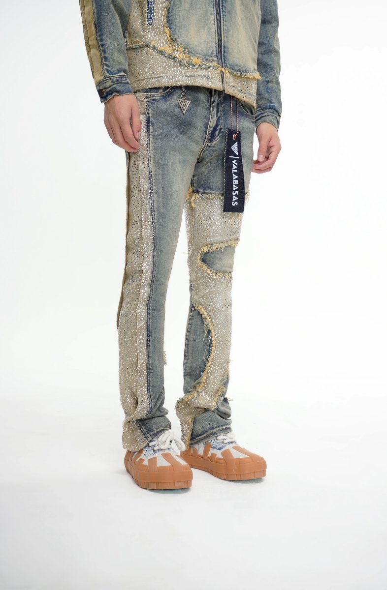 Downfall Stacked Vintage Blue Wash - Valabasas