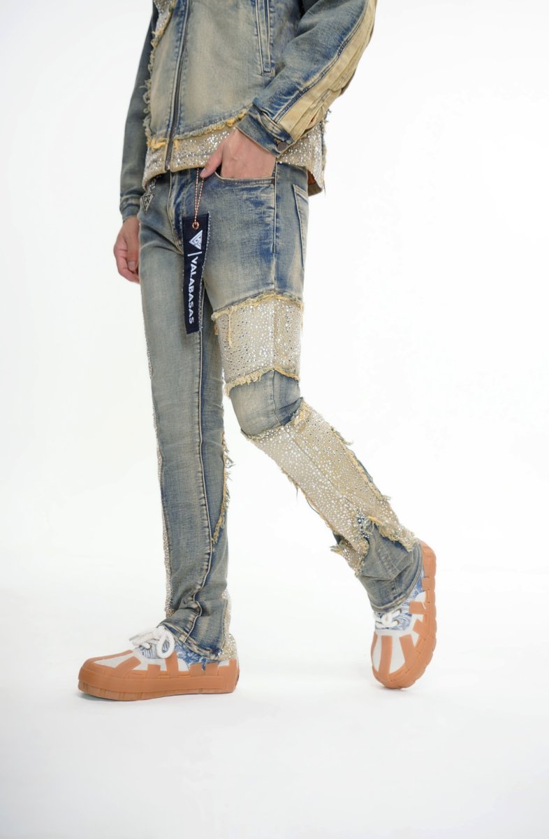 Downfall Stacked Vintage Blue Wash - Valabasas