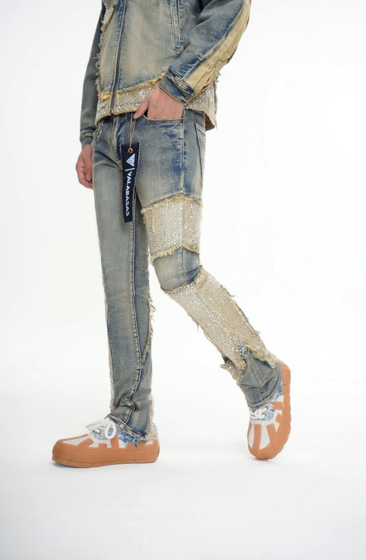 Downfall Stacked Vintage Blue Wash - Valabasas