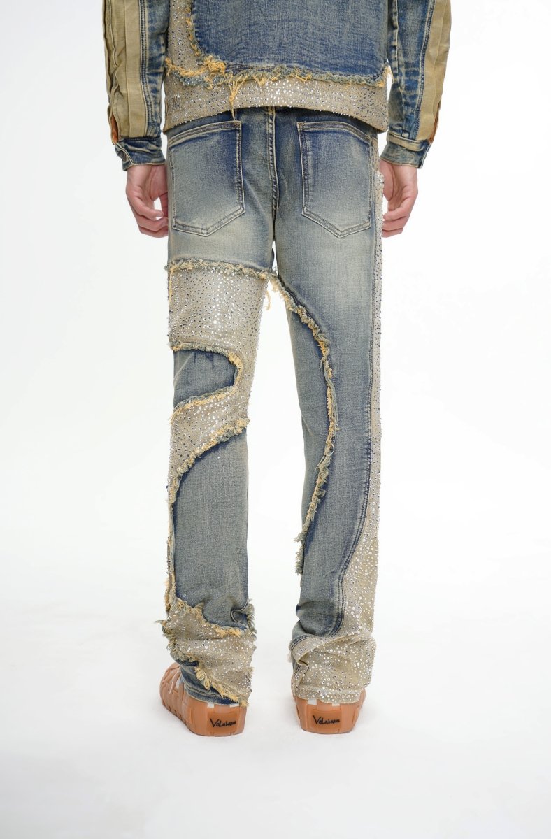パンツ VALABASAS DENIM M. STACKED VINTAGE WASH Mr. Stacked Medium Wash – Valabasas