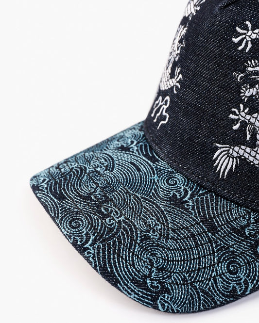 Drako Strap-back Hat Indigo - Valabasas