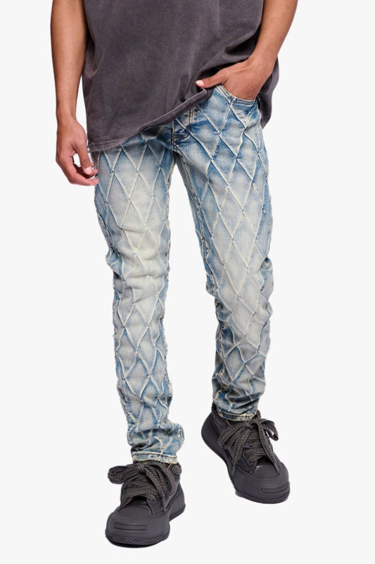Drift Blue Vintage Skinny Jeans - Valabasas