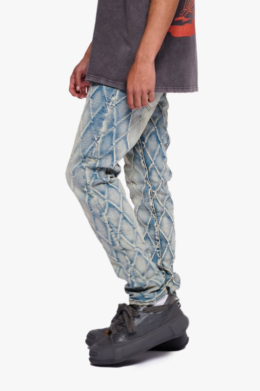 Drift Blue Vintage Skinny Jeans - Valabasas