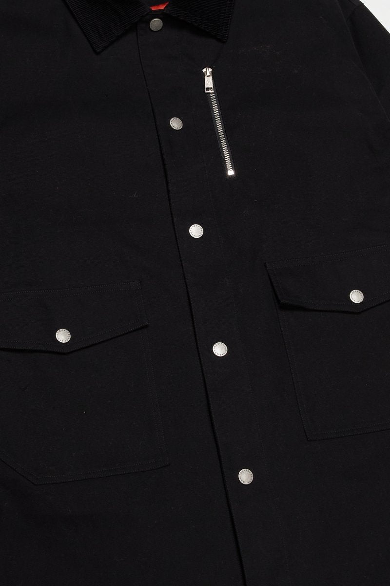 "DUSTER" TRENCH COAT BLACK - Valabasas