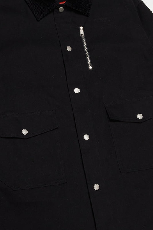 "DUSTER" TRENCH COAT BLACK - Valabasas